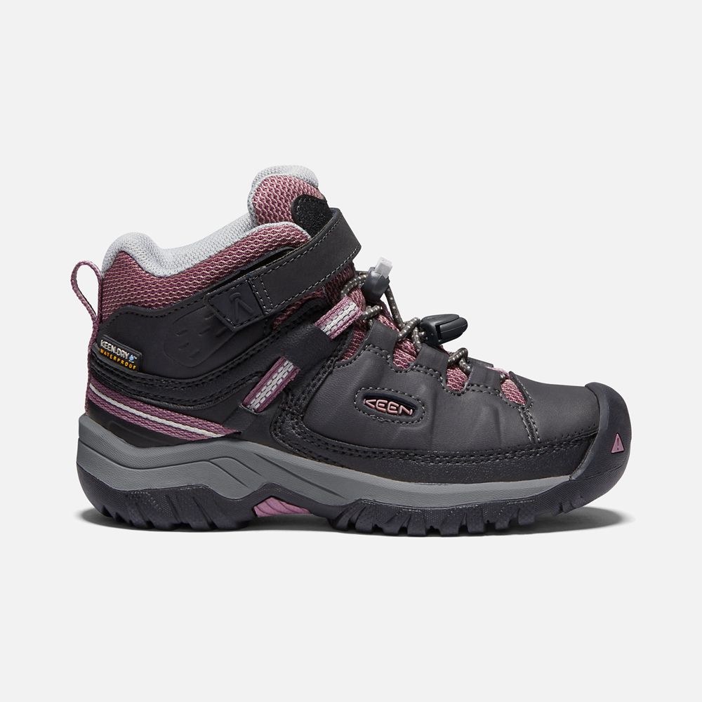 Keen Laarzen Kinderen Zwart/Roze - Targhee Waterproof - 45862-RMNA